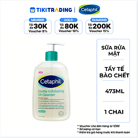 Sữa Rửa Mặt Tẩy Tế Bào Chết Dịu Nhẹ Cetaphil (BHA) 473ml