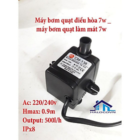 Máy bơm quạt điều hòa 7W - Máy bơm quạt làm mát 7w