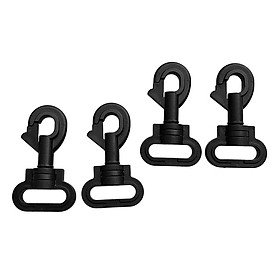 Pack of 4 Swivel Snap Hook Clip for Scuba Diving 25mm/1inch Webbing Strap