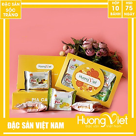 Combo Bánh pía kim sa Tân Huê Viên 10 bánh 10 vị khác nhau