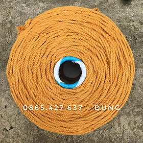 Mua Dây thừng macrame màu vàng Mustard 3mm | 5mm - Màu vàng nghệ