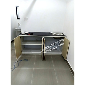 Mua Tủ bếp mini nhựa đài Loan ốp mặt gạch sẵn bồn rửa