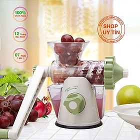 Mua Máy ép cỏ lúa mì và hoa quả lexen tay  loại dính bàn  không có tăng cường kẹp bàn màu Trắng - Xanh Non