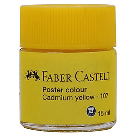 Màu Vẽ Poster 15 ml - Faber-Castell 107 - Cadmium Yellow