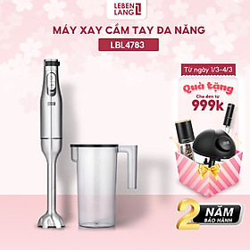 Máy xay sinh tố cầm tay đa năng Lebenlang LBL4783, công suất 1200W, bảo hành 2 năm – hàng chính hãng - LBL4783