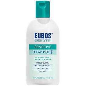 Sữa tắm dưỡng ẩm dạng dầu cho da khô ngứa nhạy cảm EUBOS Sensitive Shower Oil F (200ml)