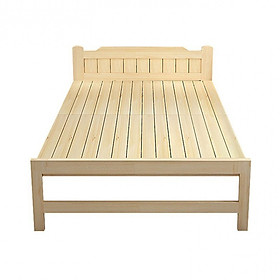 Giường ngủ gỗ tự nhiên chống mối mọt gấp gọn tiện lợi kích thước 60~150cm x198cm- Giường ngủ tiết kiệm diện tích bằng gỗ thông cao cấp