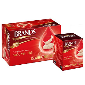 Thực Phẩm Chức Năng Hộp 6 Hũ Nước Tổ Yến Thiên Nhiên Brand's (42ml)