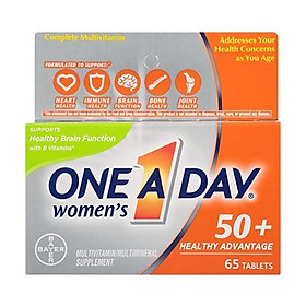 One A Day Women’s 50+ Healthy Advantage Multivitamins, Supplement with Vitamins A, C, E, B1, B2, B6, B12, Vitamin D and Calcium, 100 Count