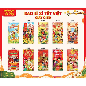 10 BAO LÌ XÌ TRUYỀN THỐNG SIÊU ĐẸP NHIỀU MẪU - BAO LÌ XÌ GIÁ SỈ