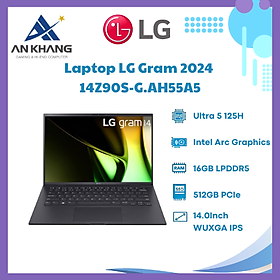 Mua Laptop LG Gram 2024 14Z90S-G.AH55A5 (Intel Core Ultra 5 125H | 16GB | 512GB | Intel Arc | 14 inch WUXGA | Win 11 | Đen) - Hàng Chính Hãng - Bảo Hành 12 Tháng