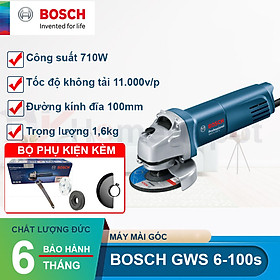 Mua Máy Mài Góc Bosch GWS 6-100S (Công tắc đuôi)