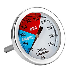 Máy đo nhiệt độ thực phẩm 2 inch 100-550 ℉ vỏ bằng thép không gỉ