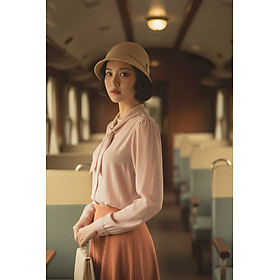 Áo Kiểu Cổ Nơ Melody TOP151 Thời trang thiết kế Hity