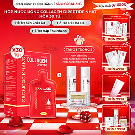 [NEW] Nước uống đẹp da Collagen Dipeptide Sắc Ngọc Khang tinh khiết nhập khẩu từ Nhật Bản, đạt chuẩn hàm lượng hấp thụ nhanh & vượt trội giúp trẻ hóa làn da - săn chắc và sáng mịn