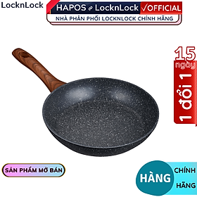 Mua Chảo nhôm chống dính Lock&Lock Baum Marble LBU1203 20cm LBU1243 24cm LBU1283 28cm dùng bếp từ - Hapos