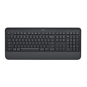 Bàn phím không dây có kê tay Logitech K650 - Bluetooth/2.4Ghz - Hàng chính hãng