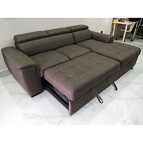 Sofa Bed Năng Vải Mỹ Màu Xám - SN118A