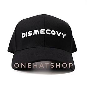 Nón lưỡi trai baseball cap logo Dismecovy quai khoá đen Brand One Hat