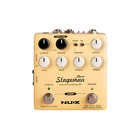 Mua Phơ  Bộ khuếch đại âm thanh  Stageman Floor - Nux NAP-5 (NAP5) - Acoustic Preamp & DI  Amplifier s Natural Sound - Hàng chính hãng