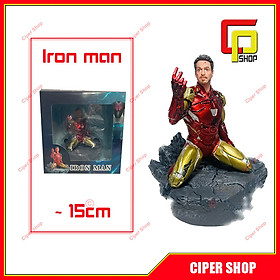 Mô hình nhân vật Marvel Iron man người sắt có đèn MK2 Mark II Avengers   Cửa Hàng Mô Hình Autono1vn