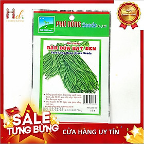 PN - Hạt Giống Đậu Đũa Hạt Đen - Gói 10g - Trồng Rau Xanh Rau Sạch Bằng Đất Sạch, Mùn Dừa Và Phân Bón Hữu Cơ