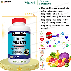 Vitamin tổng hợp cho người dưới 50 tuổi Kirkland Multivitamin tăng cường