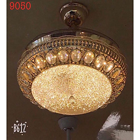 Mua Quạt trần cụm đèn pha lê- Q09 HQ