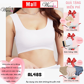 Áo lá nữ sinh WANNABE AL48S áo tập thể thao chất su kiểu dáng ba lỗ không gọng có mút không hằn không cứng rất thoải mái