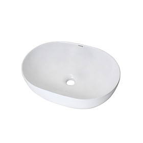 Chậu rửa mặt lavabo sứ trắng cao cấp Hiwin LP-8026A