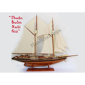 Mô hình thuyền buồm gỗ BLUENOSE II