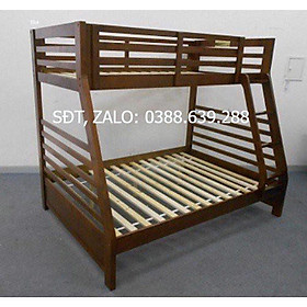 Mua Giường 2 Tầng Bình Long Gỗ Tự Nhiên- Vàng
