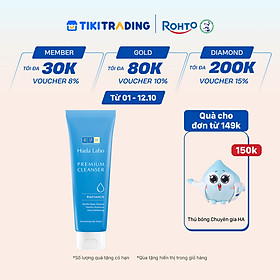 Sữa rửa mặt dưỡng trắng cao cấp Hada Labo Premium Cleanser Radiance 100g