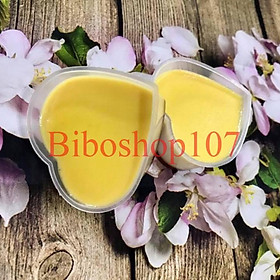Mua Bộ 50 cốc nhựa hình tim làm bánh flan  caramen  sữa chua 7x5x5cm (kèm nắp)