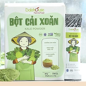 Bột cải xoăn kale sấy lạnh nguyên chất Dalahouse 60gr đạt tiêu chuẩn Châu Âu