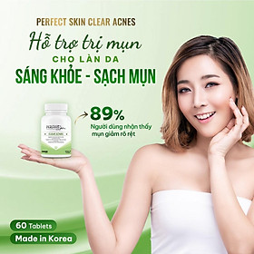 Viên uống ngăn ngừa mụn CLEAR ACNES DAMODE lọ 60 viên