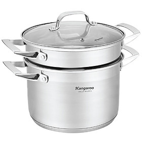 Mua Nồi Hấp Inox Cao Cấp 5 Lớp Kangaroo KG32IS - Hàng Chính Hãng