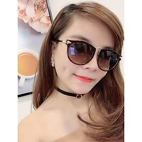 Mắt kính nữ kính mát thời trang meo tròn MS03