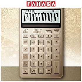 Máy Tính Văn Phòng Casio JW-200DQ-GD-W-DP - Màu Vàng Gold