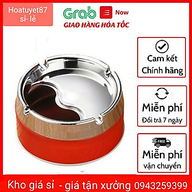 Mua Gạt tàn thuốc  nắp xoay - gạt tàn thuốc inox