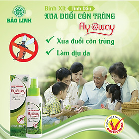 BÌNH XỊT XUA ĐUỔI CÔN TRÙNG CHIẾT XUẤT HOÀN TOÀN THẢO DƯỢC FLY AWAY 60ml