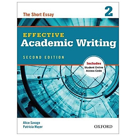 Sách Effective Academic Writing 2 Student Book with Access to Oxford Learn 2Ed