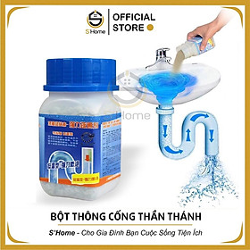 Mua Bột Thông Cống ️S Home️ Bột Thông Bồn Cầu  Thông Tắc Đường Ống  Bồn Rửa Chén  Lavabo - SH30