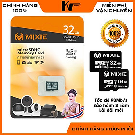 Mua Thẻ nhớ 32/64/128/256gb MIXIE MicroSD Class10 U3. Hàng Chính Hãng.
