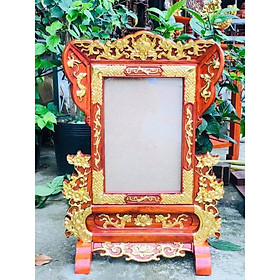 Mua Khung Ảnh Ban Thờ Chiện Mai gỗ Hương Đá - Hàng Loại 1