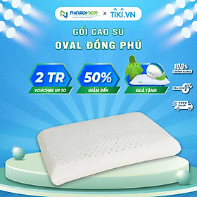 Gối Cao Su Oval Đồng Phú DPGO4060 (40 x 60cm) - Trắng