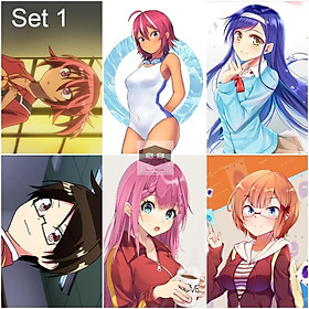 Bộ 6 Áp phích - Poster Anime Chúng Tôi Không Bao Giờ Học - Bokutachi wa Benkyou ga Dekinai (bóc dán) - A3,A4,A5