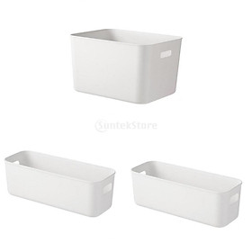 3PCS Home Storage Box Underwear Basket Sundries Home Organizer for Bathroom