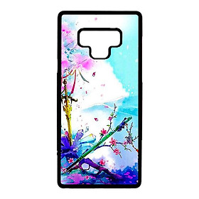 Ốp lưng cho Samsung Galaxy Note 9 mẫu nền hoa 241 - Hàng chính hãng