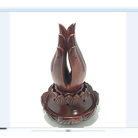 Mua LƯ ĐỐT TRẦM GỖ HƯƠNG BÀN TAY PHẬT CỠ TO CAO - ẢNH THẬT